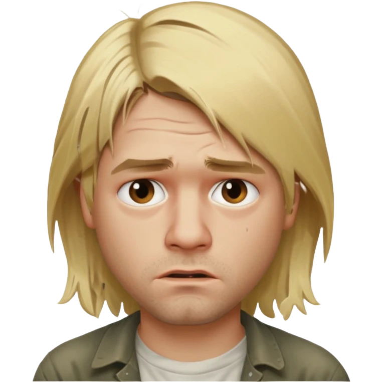 kurt cobain face emoji