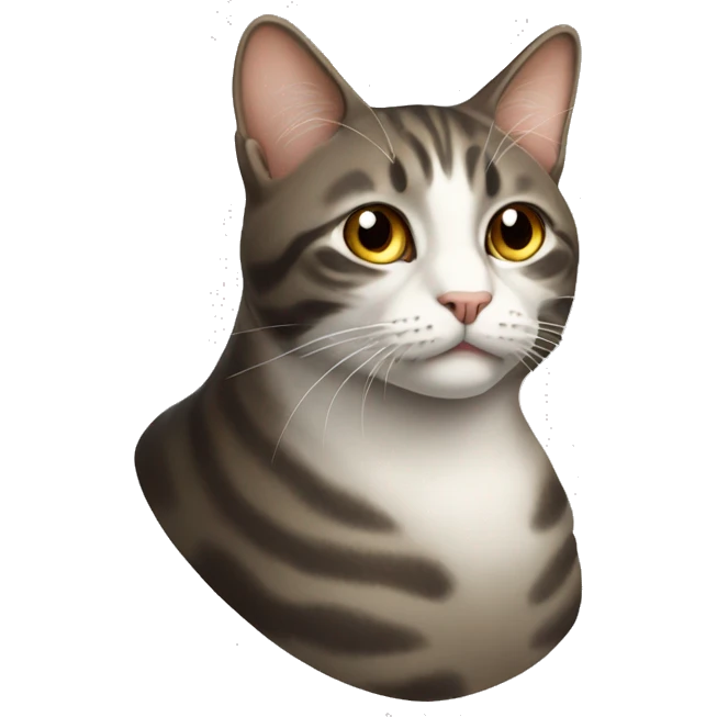 smart cat emoji