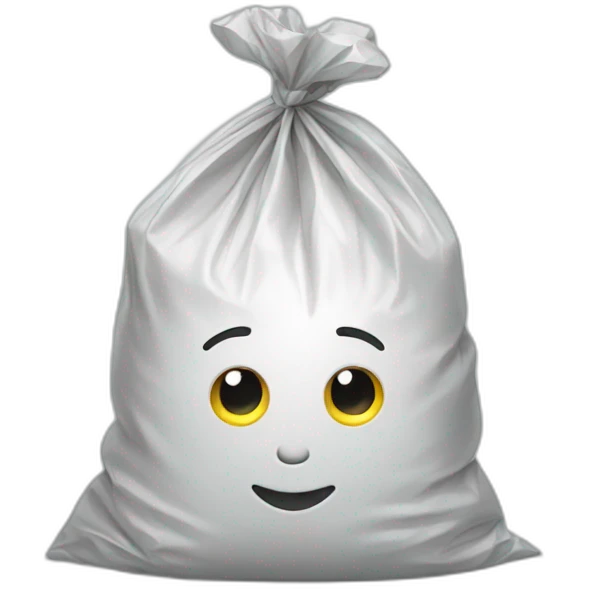 Plastic bag emoji