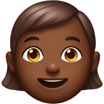Bebé chocolate  emoji
