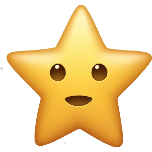 Half star emoji