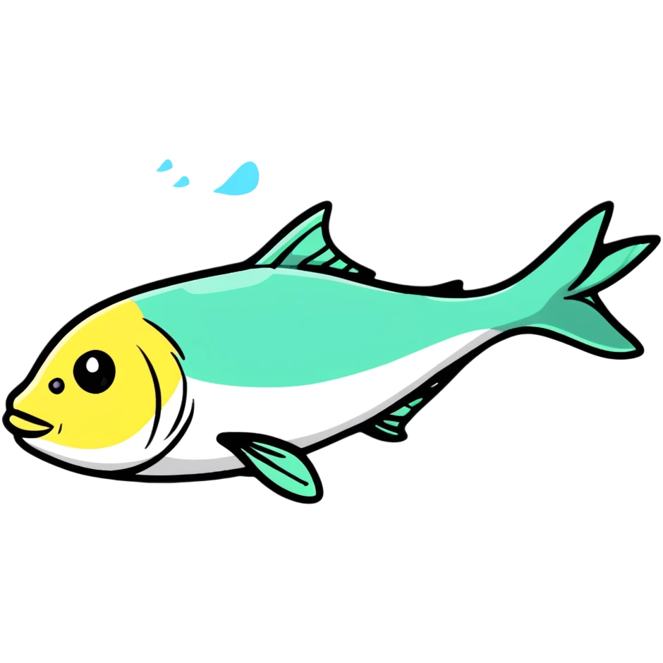 thin fish emoji