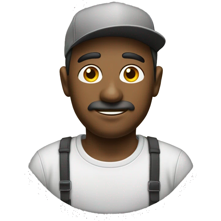 hombre con gorra emoji
