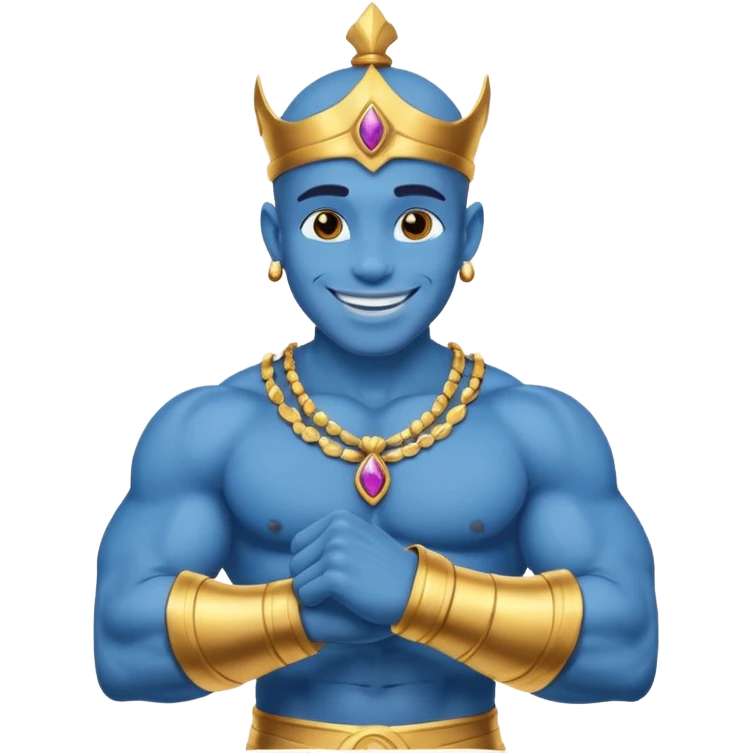 The genie from the cartoon Aladdin
 emoji