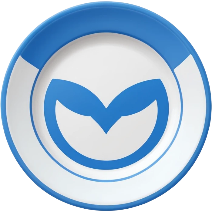 notepad with a small plate symbol emoji