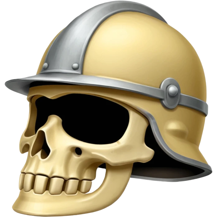 bone helmet emoji
