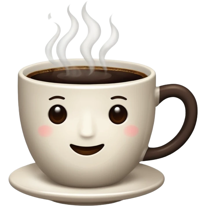 
cup with black coffee emoji