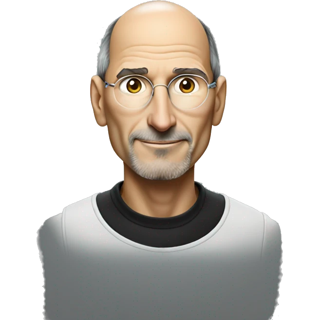 steve jobs is looking for a job emoji
