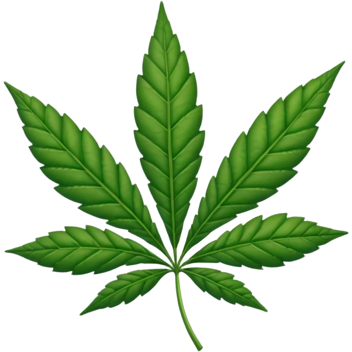 Weed leaf emoji