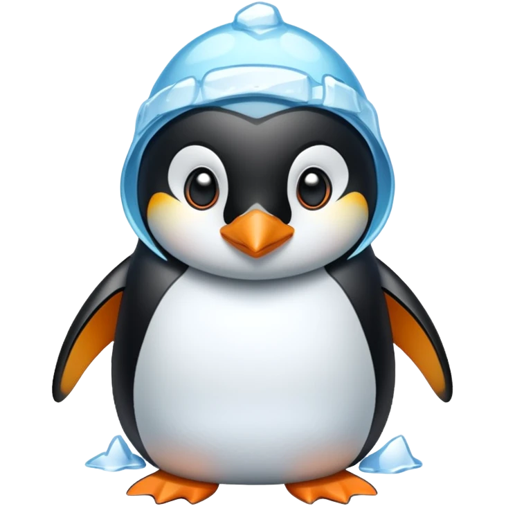 A Penguin With Ice Over Their Heads

 emoji