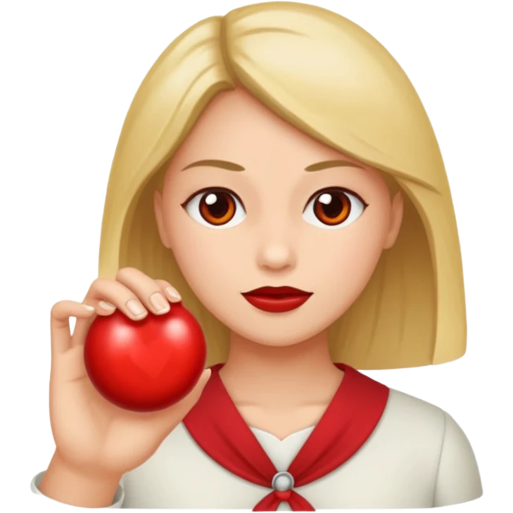 Uma mão apertando um botão escrito perigo emoji