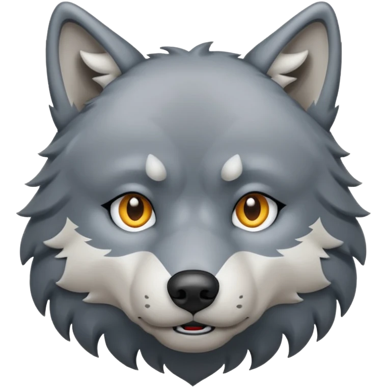 un lobo con frio emoji
