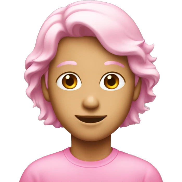 The work pink in a rectangle emoji