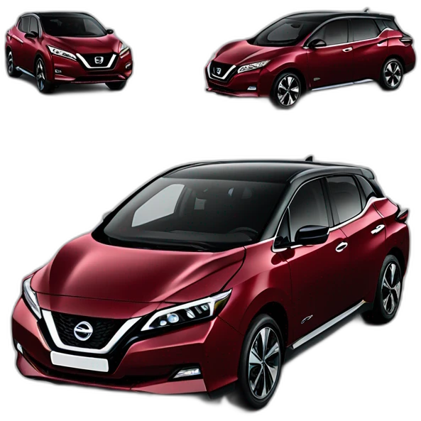 Nissan leaf 40kwt cayenne red emoji