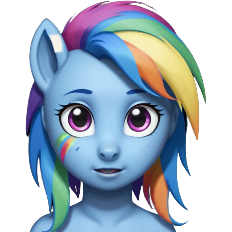 Rainbow dash emoji