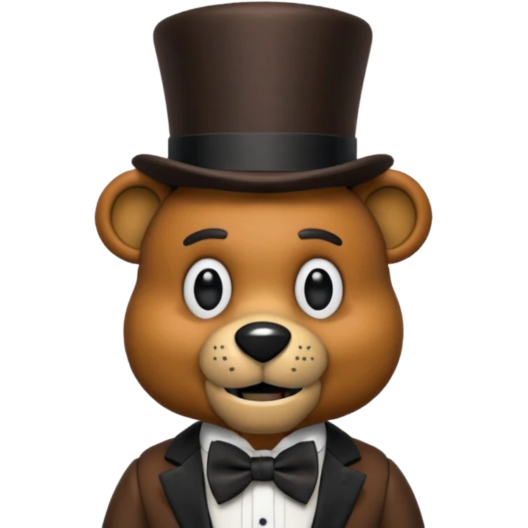 Make Freddy from fnaf emoji