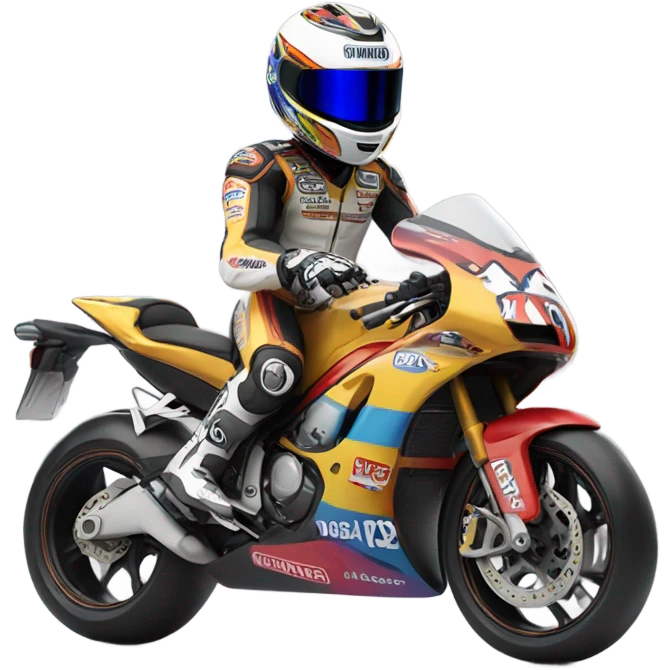 motorcylce racer emoji