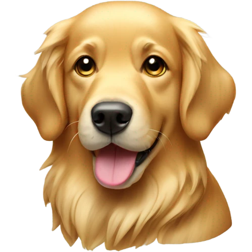 Dog golden emoji