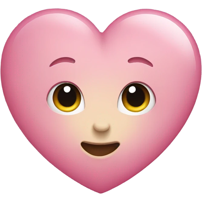 Cute heart emoji