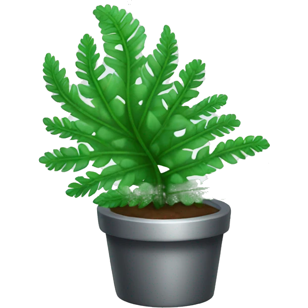 silver fern plant emoji