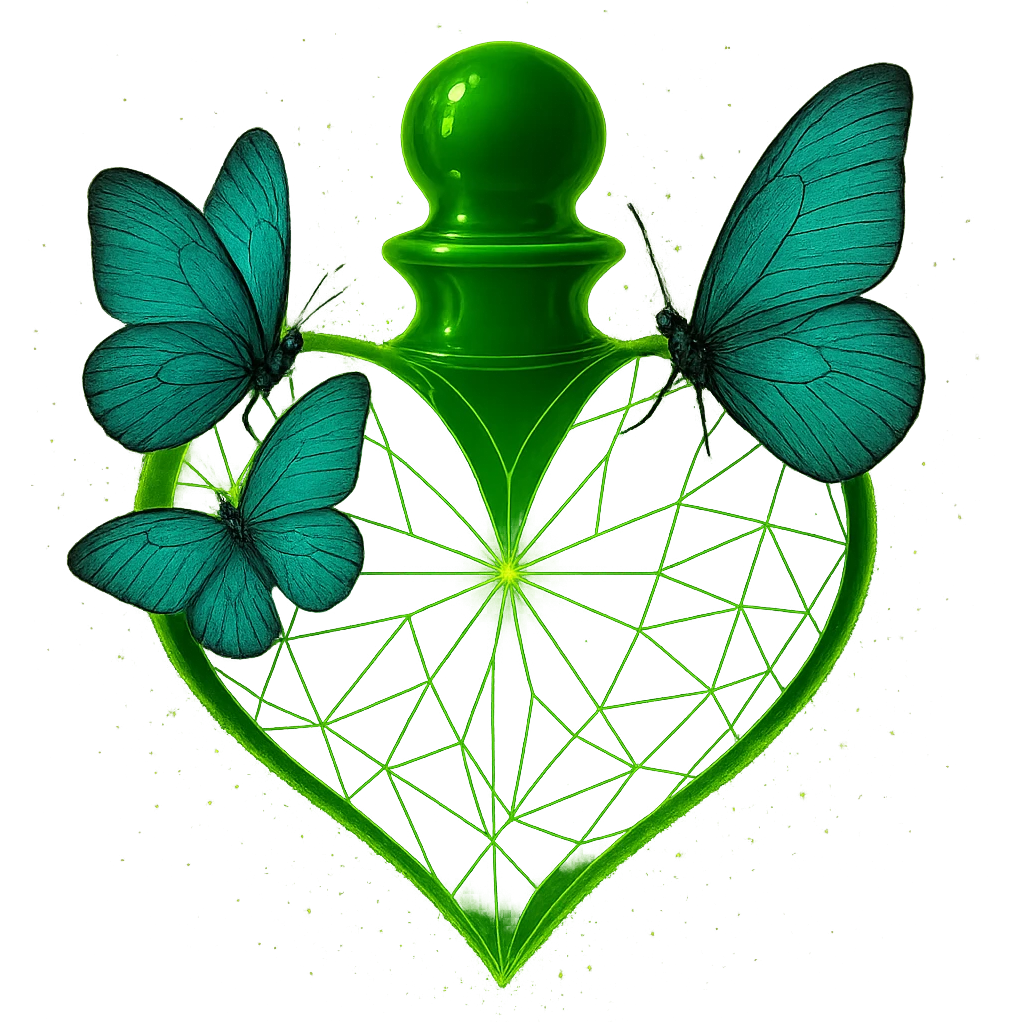 Add a second butterfly naturally positioned on the bottle. Surround the bottle with sparkling, flying dust particles to create a magical effect. Enhance the sense of luxury and elegance while keeping the neon green color and glowing aura. Maintain the transparent background as PNG. emoji