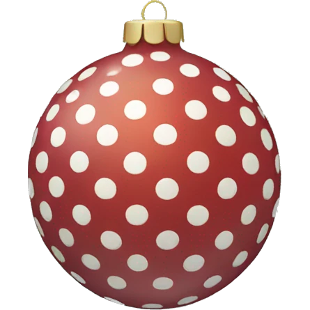 Polka dot ornament emoji