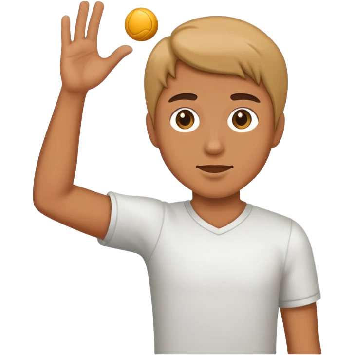 person throwing an object emoji