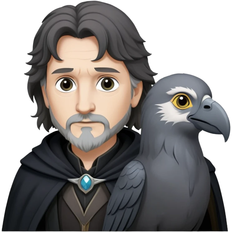 Sirius Black and Buckbeak emoji