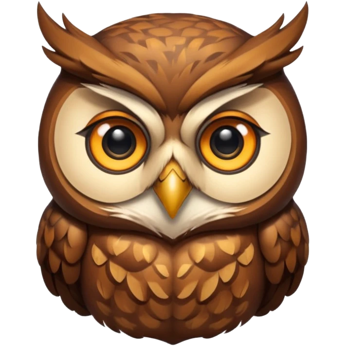 buho sabio emoji