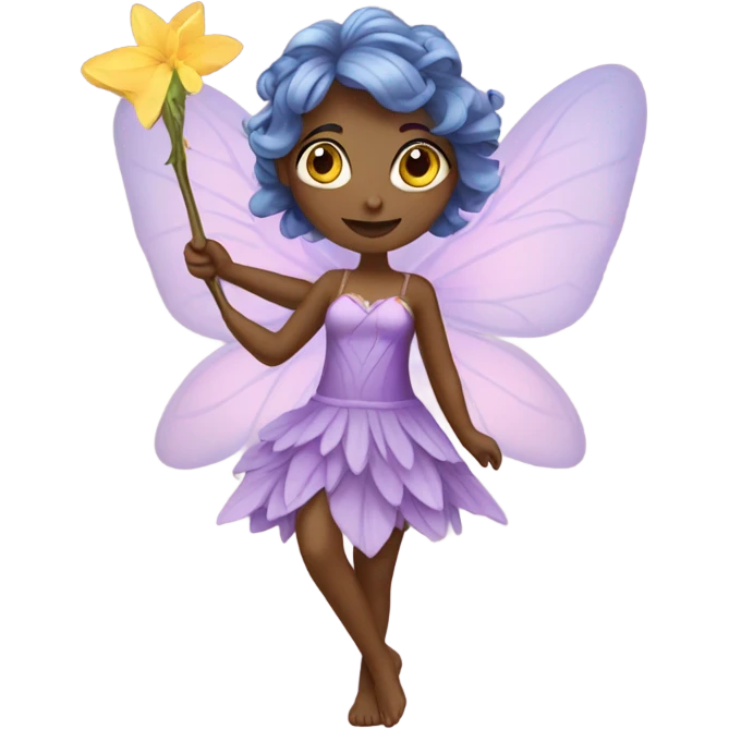 Fairy in dress emoji