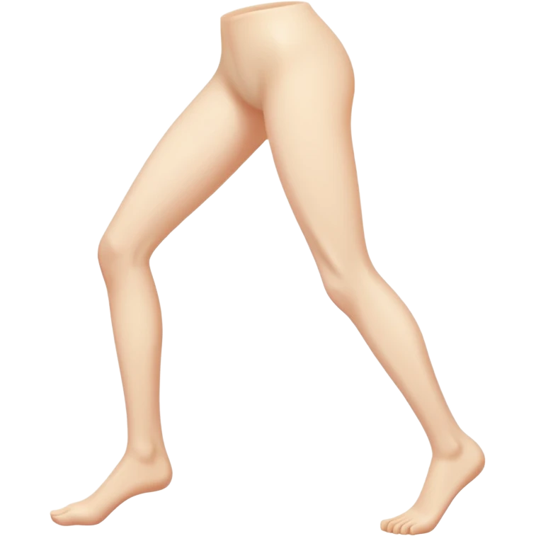 One leg upsidedown emoji