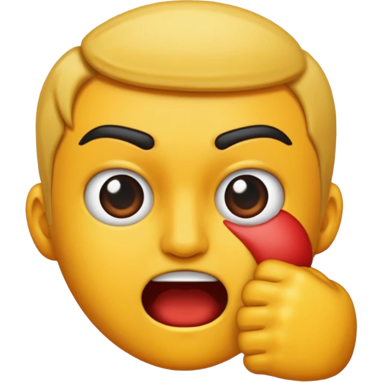 Getting Punched in the face emoji