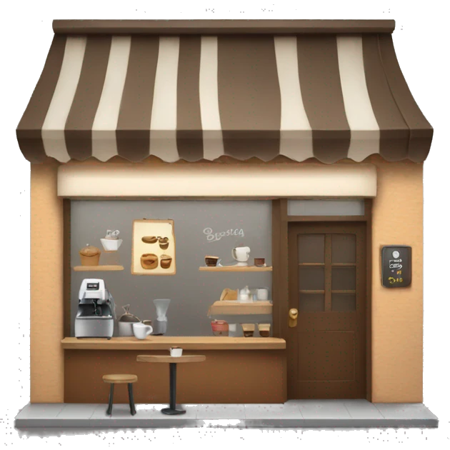 Coffee shop emoji
