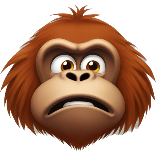 angry orangutan emoji