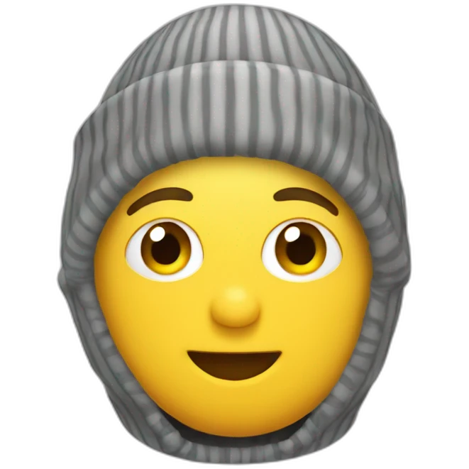 Emoji qui dort avec un bonnet emoji