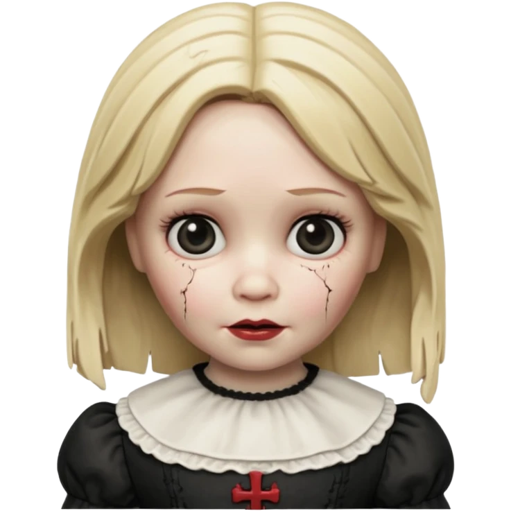 Annabelle doll from The Conjuring movie emoji