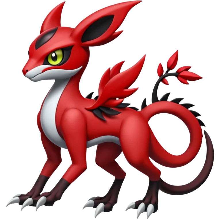 Meloetta-Guilmon-Darkrai-Pokémon-Fakémon-fusion-hybrid-creature emoji