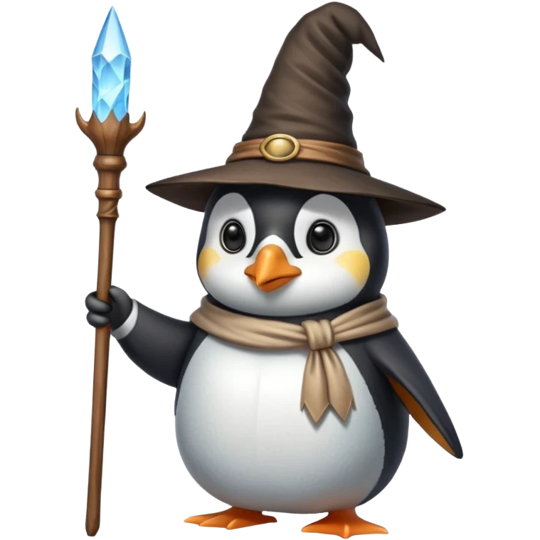 Penguin Wizard emoji