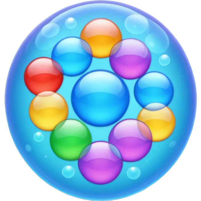 Bubble pop game emoji