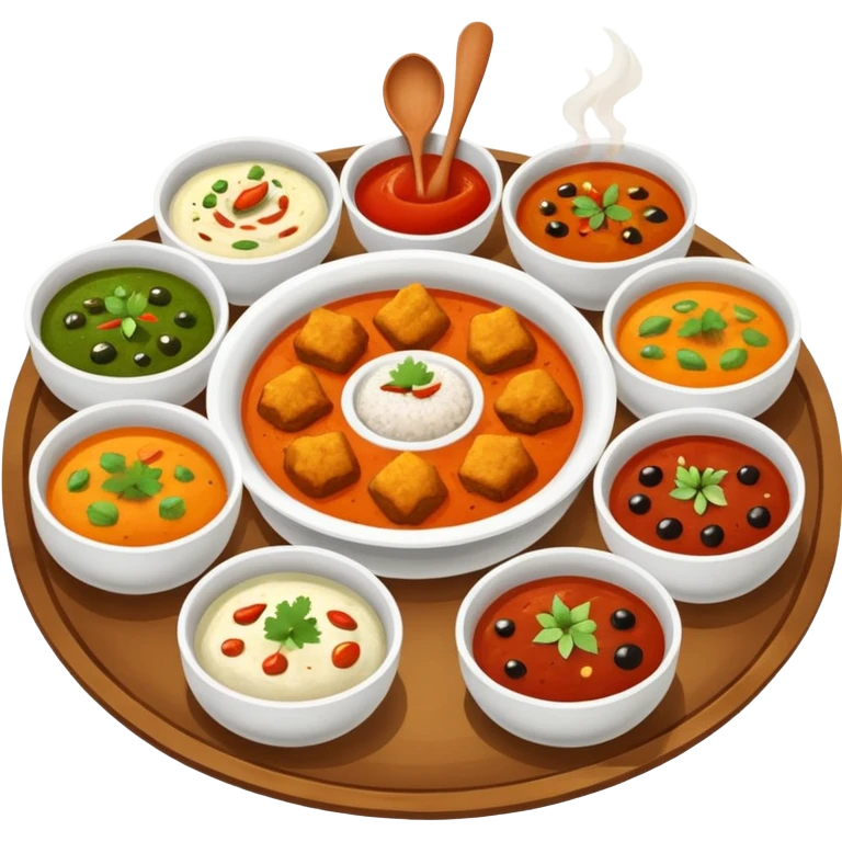 home cooked indian food emoji