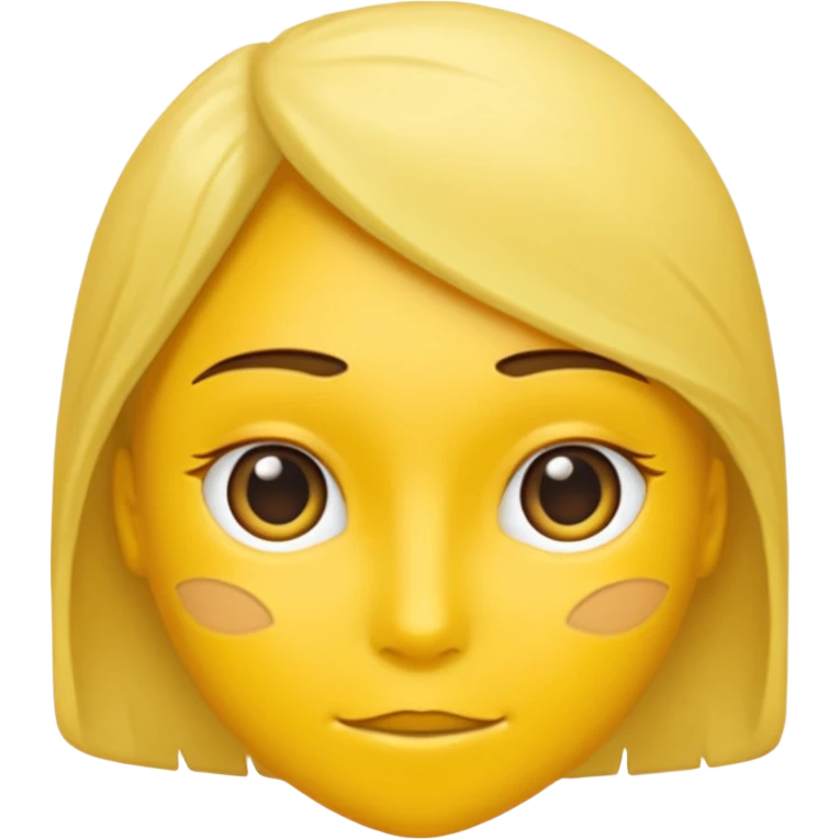 Смайлик колобок быстро хлопает глазами и улыбается emoji