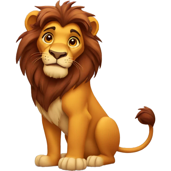Lion king emoji