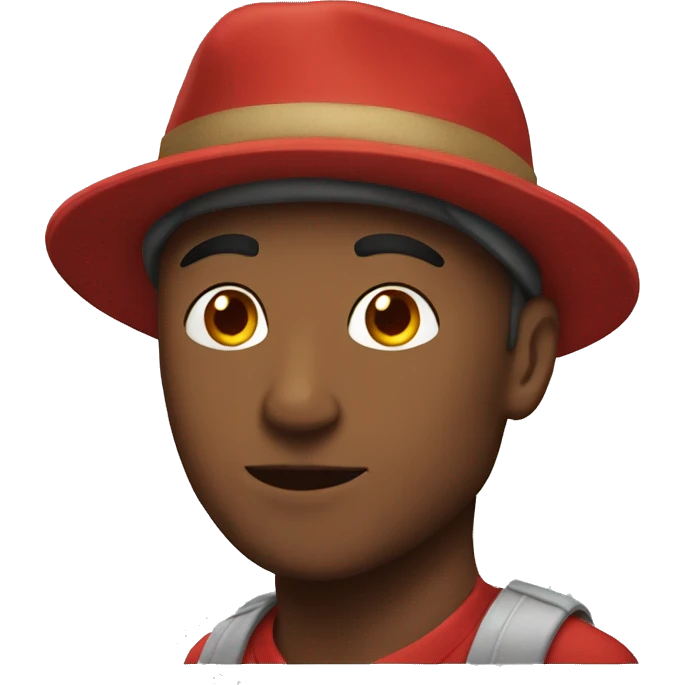 Red billed cap emoji