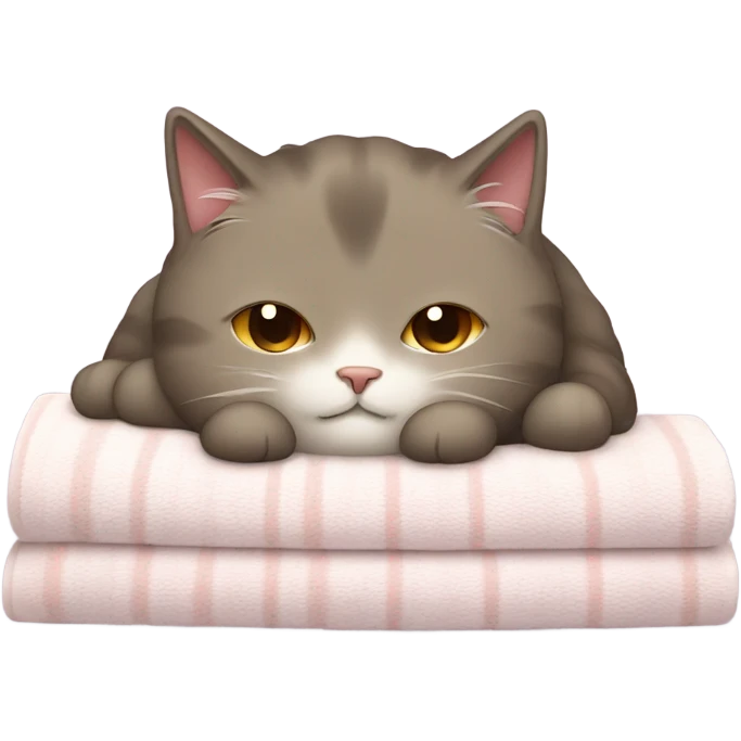 Cozy cat emoji