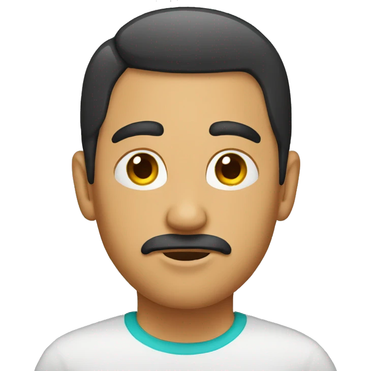 mexican head with edgar haircut emoji