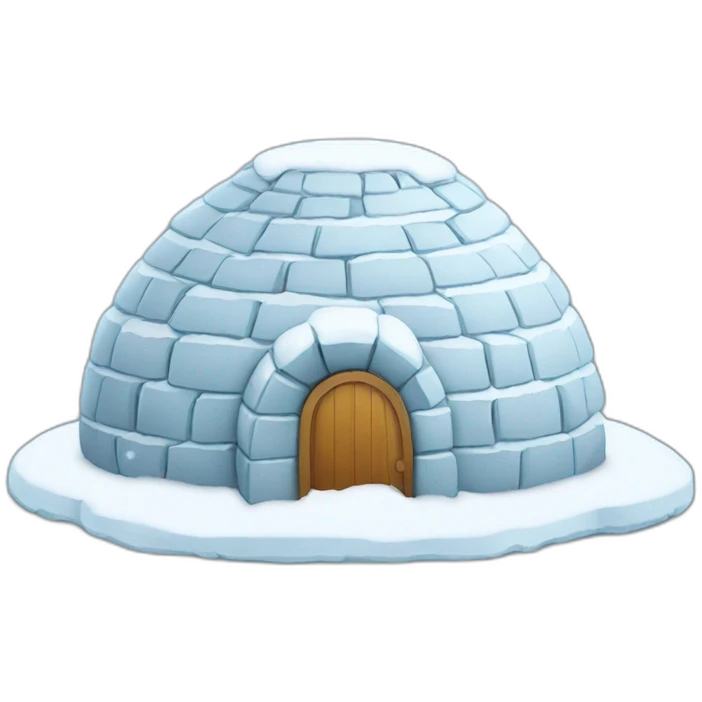 igloo with music language emoji