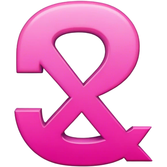 pink percent sign emoji
