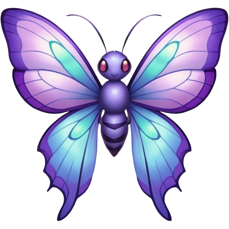 Butterfree-Lunala-Venomoth-Fakémon-hybrid-creature (full body)  emoji
