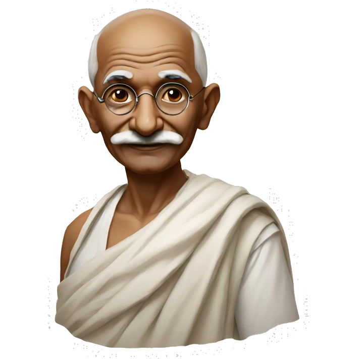 Mahatma Gandhi emoji