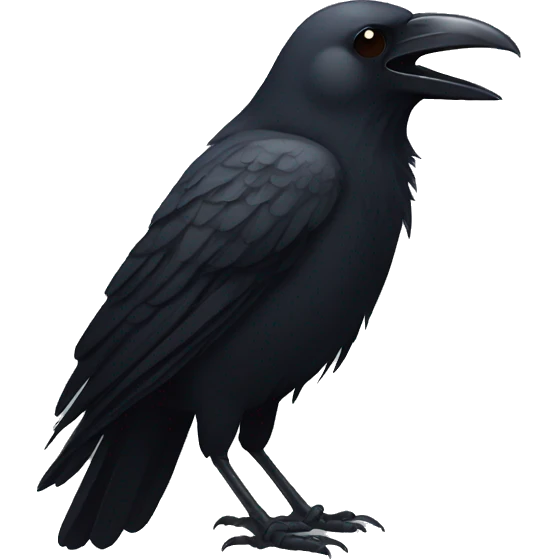 crow with shades emoji